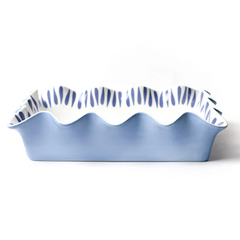 Iris blue drop 13 ruffle casserole