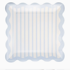 Blue Striped 10 Plate