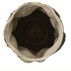 Textured Stoneware Organic Shaped Vase
