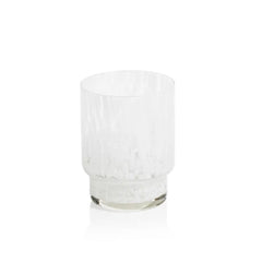 Amalfi Tortoise Glassware - White -Tumbler