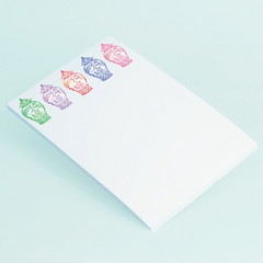 Colorful Ginger Jars Notepad