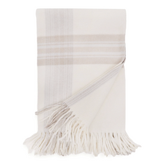 Geneva- Ivory/Taupe- Throw