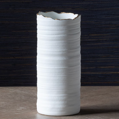 Gilded Organic Edge Vase