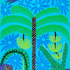 Fouta 100 mangrove blue