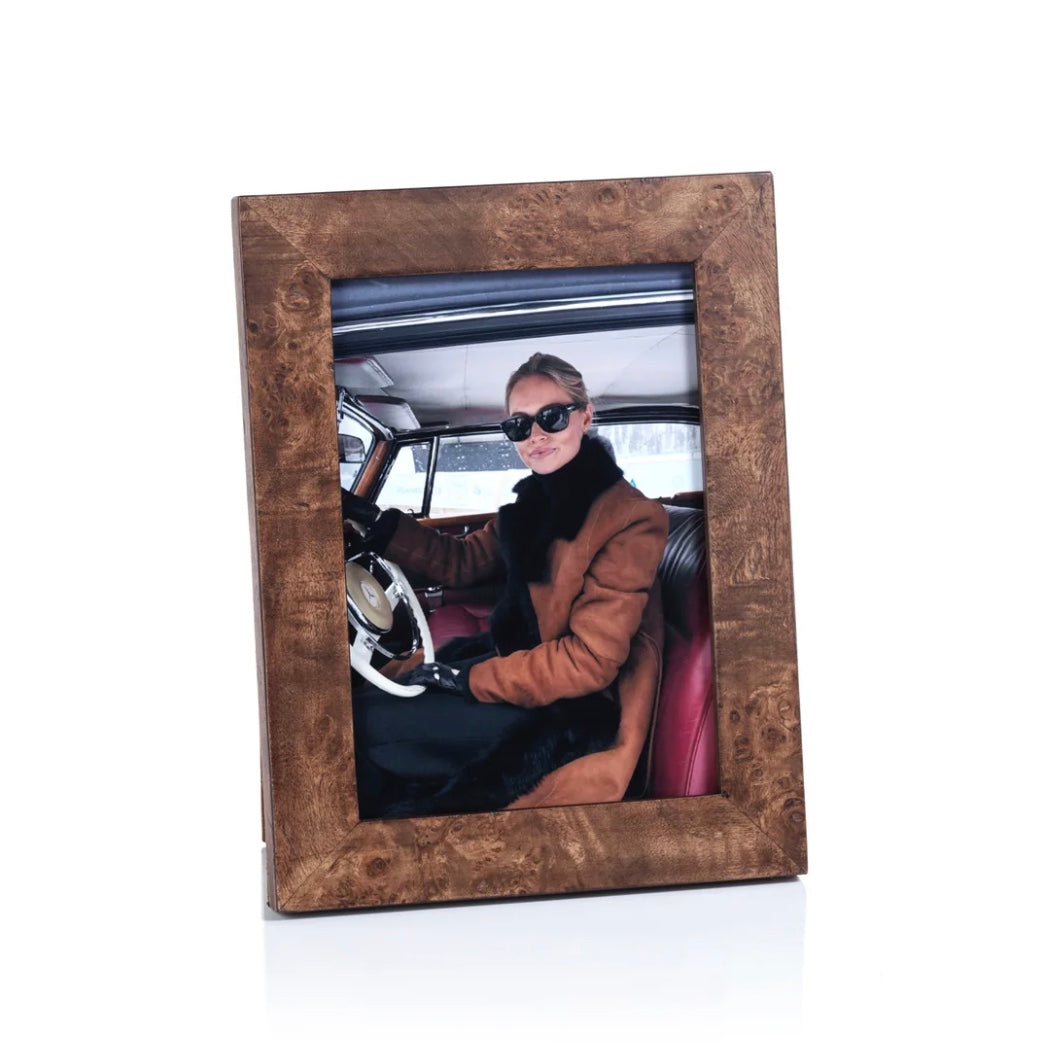 Rosso Burl Wood Photo Frame - 8x10