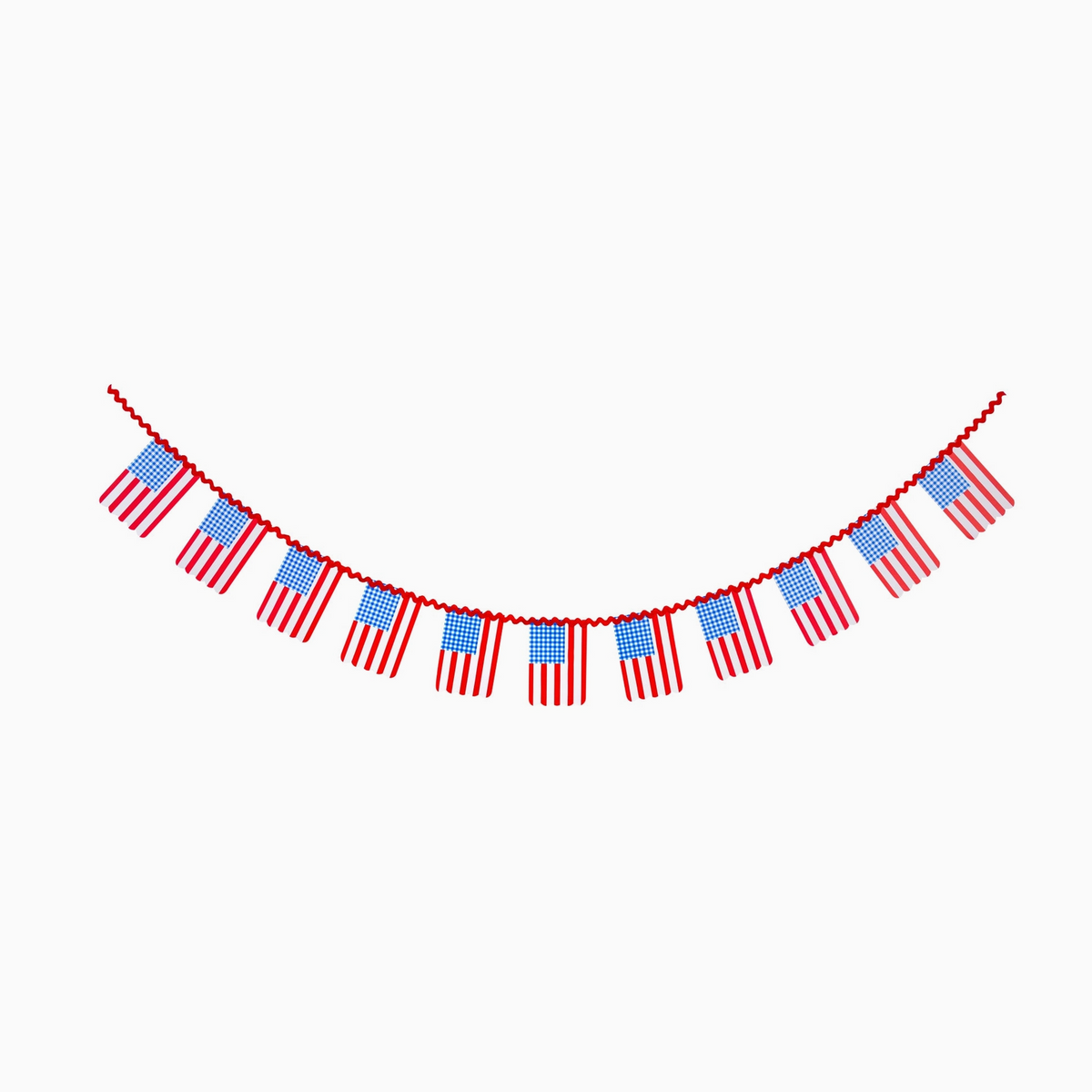 Gingham Flag Banner