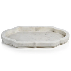 Pietre White Marble Tray - Small