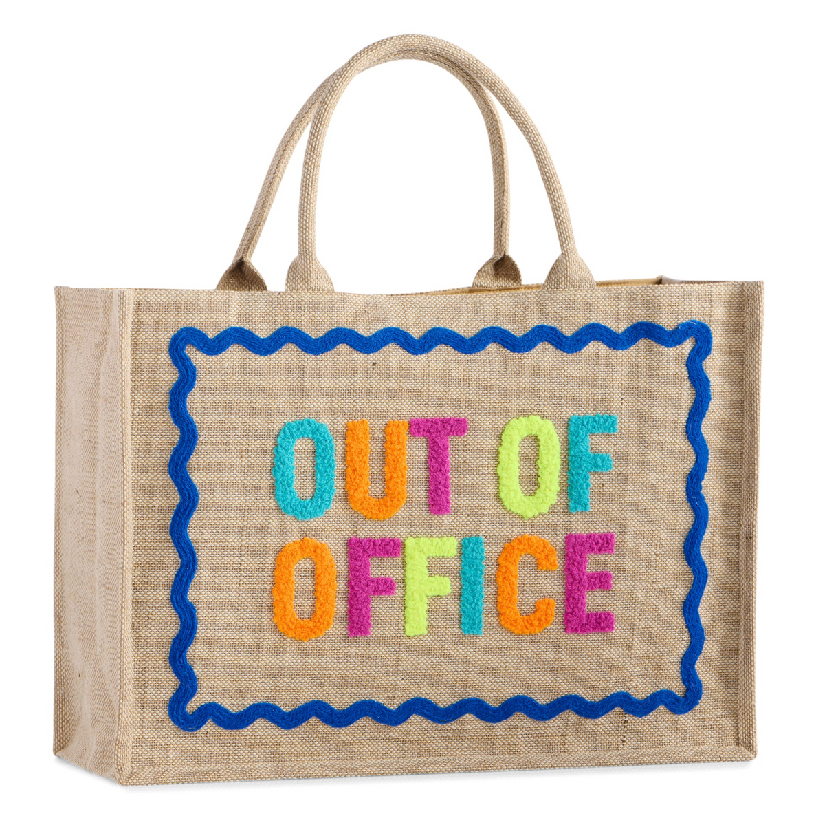 OUT OF OFFICE BEACH BAG,NATUR
