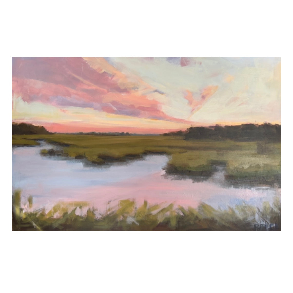 Blush Tide, 24x36