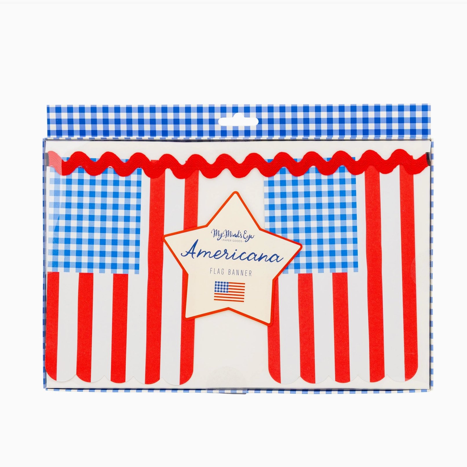 Gingham Flag Banner