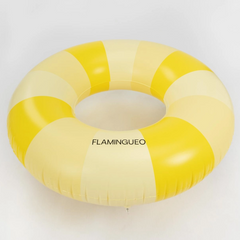 Yellow Donut Pool Float