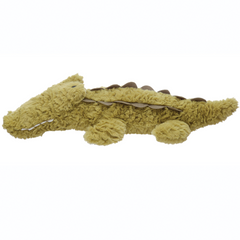 19L x 9W Polyester Plush Alligator, Green