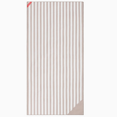 Beige Microfiber Beach Towel