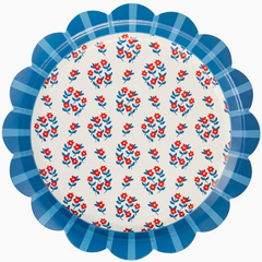 Floral Paper Plate Set - 9