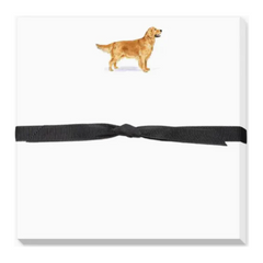 Golden Retriever Notepad - Delightful Dog-Themed Design