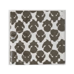 Paper Cocktail Napkins w Floral Pattern