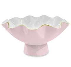 ENCANTO Carola Small Pedestal (Camellia and White)