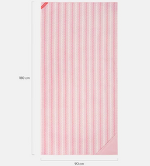 Pink Microfiber Beach Towel
