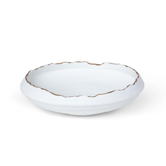 Gilded Organic Edge Bowl, 9.25