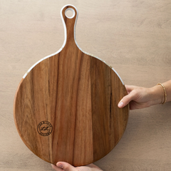 Resin cheese Charcuterie Board 12 Round w/handle